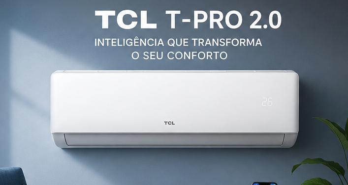 Imagem da publicação: Ar-condicionado TCL T-Pro 2.0: tecnologia, economia e conforto para o dia a dia