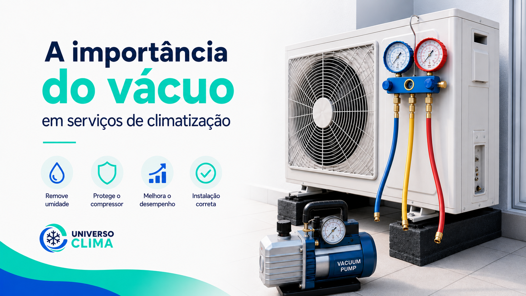 Imagem da publicação: A importância do vácuo em serviços de climatização